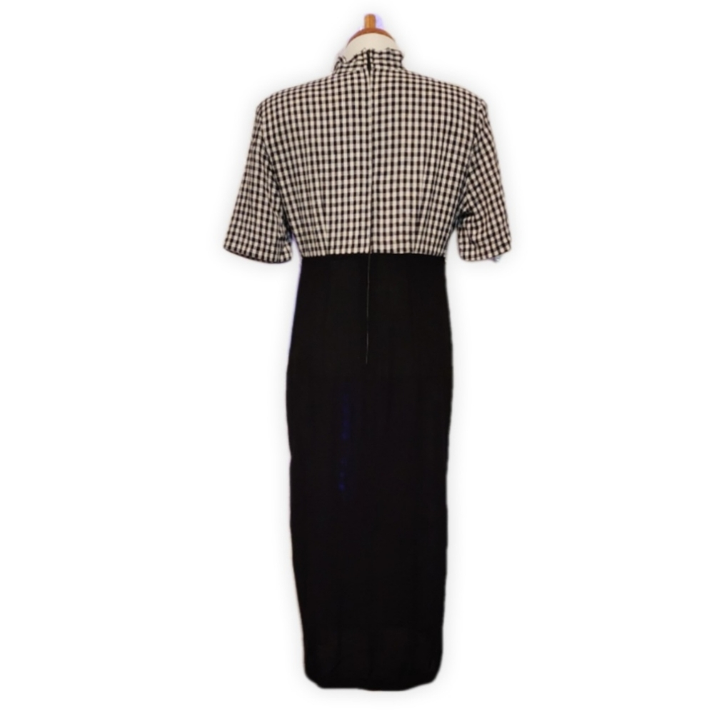 Olivia Rose Vintage 90’s Classic Black & White Dress - Picture 3 of 6